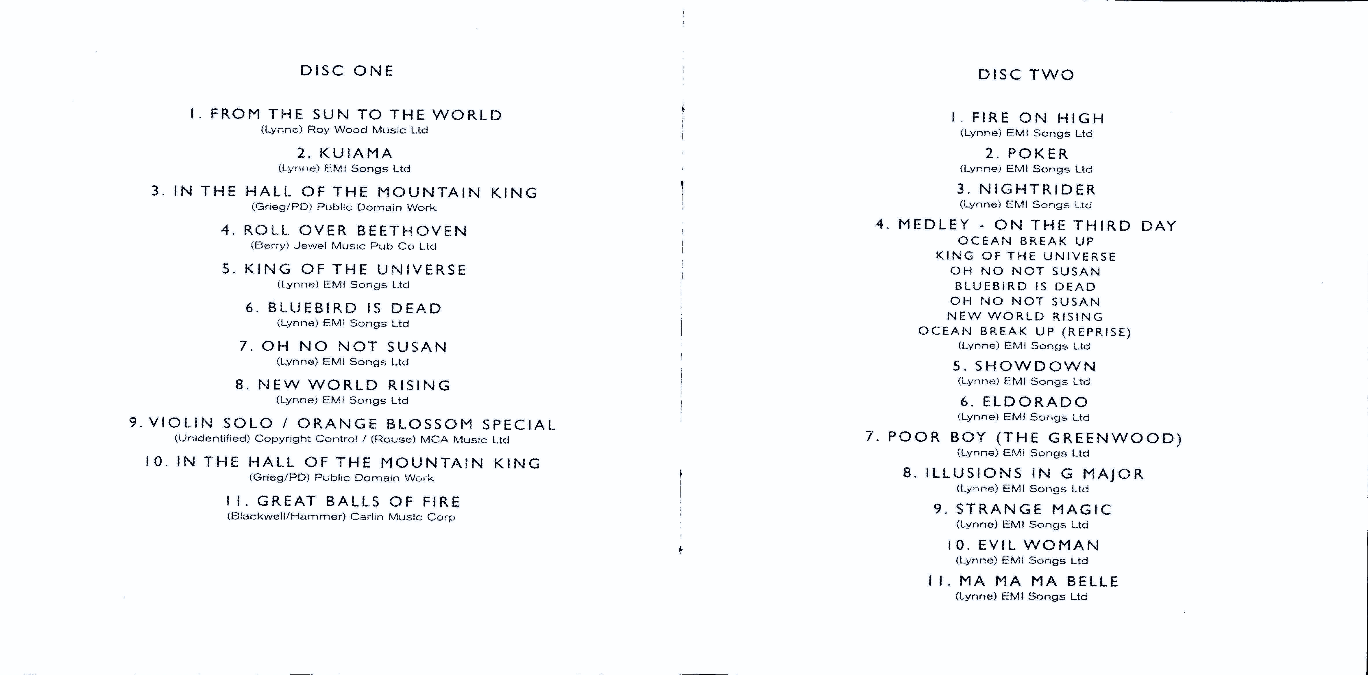 Electric Light Orchestra  Live At BBC 1973 1976 : Booklet 4